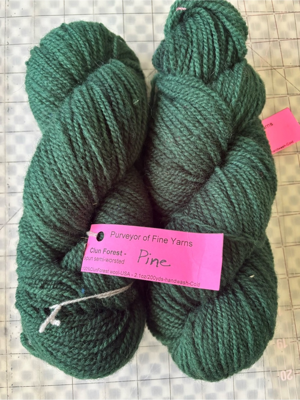 Pine Green Women Sweater Yarn